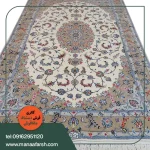 فرش دستبافت كاشان ٦ متري طرح تقديسي