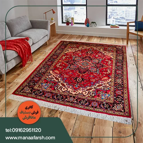 فرش دستباف تبریز 12 متری لاکی