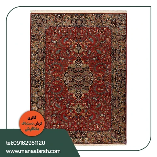 فرش دستباف کاشان ۹ متری ۳۵ رج
