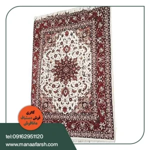 فرش دستباف 9 متری نقش عباسی تمام ابریشم