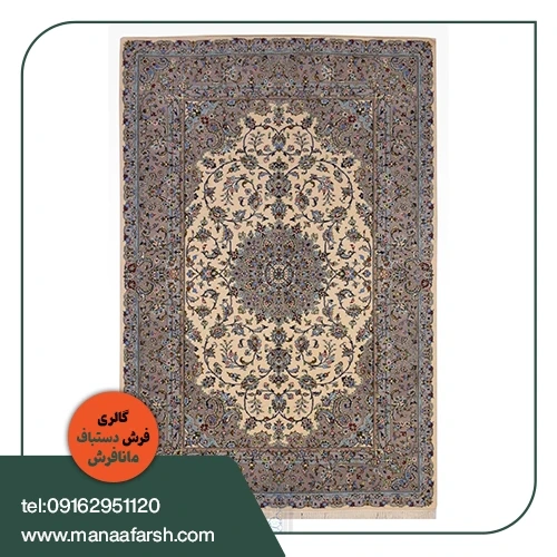 فرش دستباف 12 متری کاشان 30 رج پشم و ابریشم