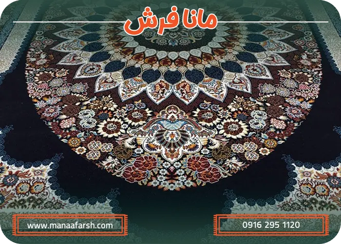 نقشه قالی بدون نقطهچین (نقشه خطی)