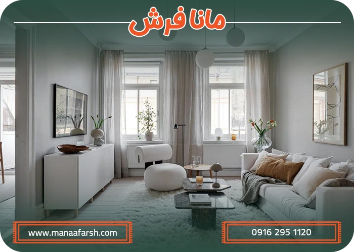 نکات تکمیلی برای ست کردن مبل سفید